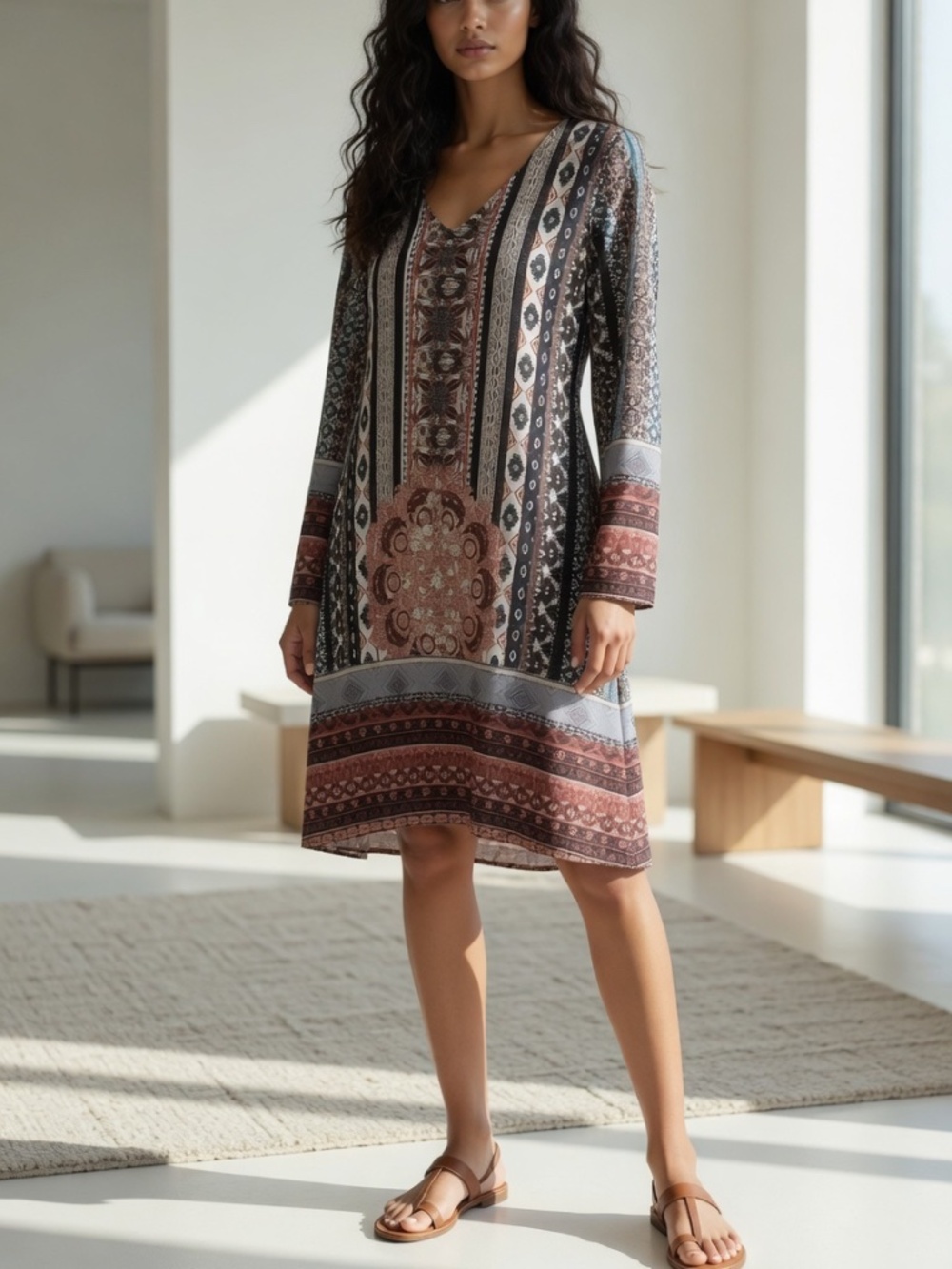 Elegant Bohemian Dress